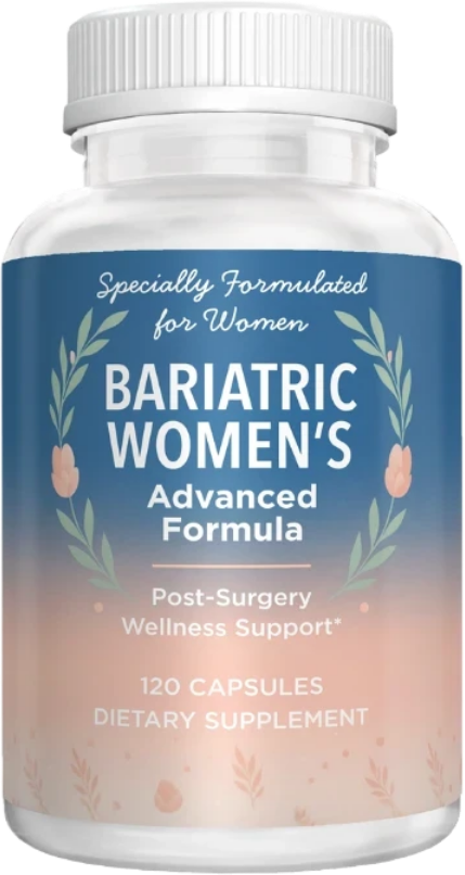Allotro Labs Bariatric Women's Advanced Formula - 120 liquid gel capsules bottle with B12, D3, iron, folate, magnesium, zinc and 42-superfood blend